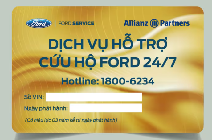 AN TÂM TRÊN MỌI CUNG ĐƯỜNG VỚI DỊCH VỤ HỖ TRỢ KHẨN CẤP TRÊN ĐƯỜNG 24/7 CÙNG FORD VIỆT NAM