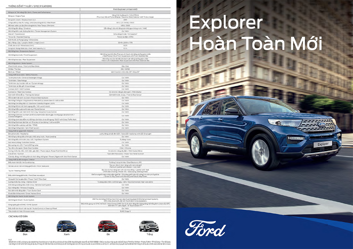 Ford Explorer | binhduongford.net.vn